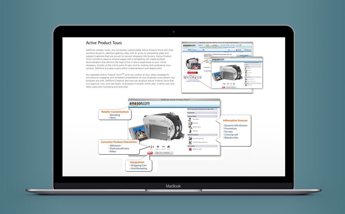second screenshot of the product of the SellPoint company